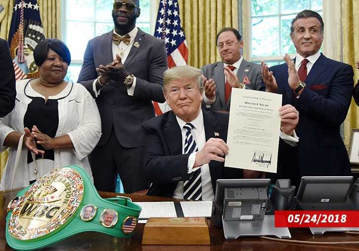 Boxing’s Jarrell Miller Calls Out Deontay Wilder Trump Used You!