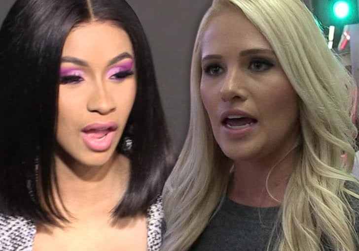 Cardi B to Tomi Lahren You’re Nothing But a Trump Sheep!!! … Oh, and I’ll Dog Walk You